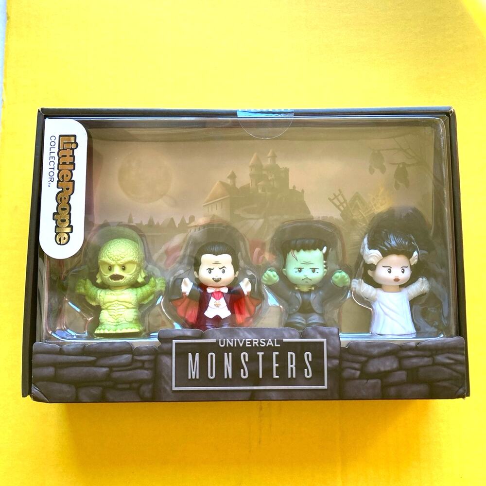 Little People Collector Universal Monsters DraculaFrankensteinBride Creature NEW